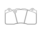 Pagid Racing Front Brake Pad Set No. 8253