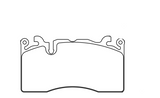 Pagid Racing Front Brake Pad Set No. 8283 for McLaren 720S/600LT