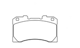 Pagid Racing Front Brake Pad Set No. 8299 for Toyota GR Corolla/Yaris