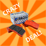 Crazy Deal of the Day: Pagid Racing Front Brake Pad Set No. 1842 for Porsche 964/993/968/928