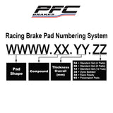Performance Friction PFC Rear Brake Pad Set 7700