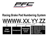 Performance Friction PFC Front Brake Pads for Toyota Corolla GR