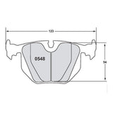 Competition Motorsport Performance Friction PFC Rear Racing Brake Pads 0548.xx.16.44