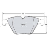 Performance Friction PFC Front Brake Pad Set 0918 product image 2