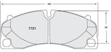 Performance Friction PFC Front/Rear Brake Pad Set 1773 for Porsche 911/981/718/991/992 product image 2