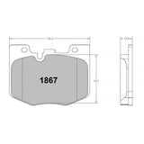 Performance Friction PFC Front Brake Pads for BMW 318i G20 Series