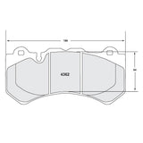 Performance Friction PFC Front Brake Pad Set 4362