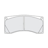 Performance Friction PFC Rear Brake Pad Set 7700