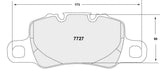 Performance Friction PFC Front/Rear Brake Pad Set 7727 for Porsche 911/981/718/991/992/918 product image 2