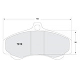 Performance Friction PFC Front Brake Pad Set 7819 for Porsche 996/997/Carrera GT product image 2