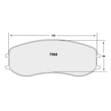 Competition Motorsport Performance Friction PFC Racing Brake Pads 7968