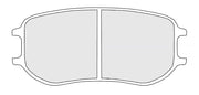 Performance Friction PFC Rear Brake Pad Set 7969 for Porsche 911/981/991