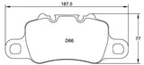 Race Technologies Front/Rear RE10 Brake Pad Set 2451 for Porsche 911/981/718/991/992/918 product image 5