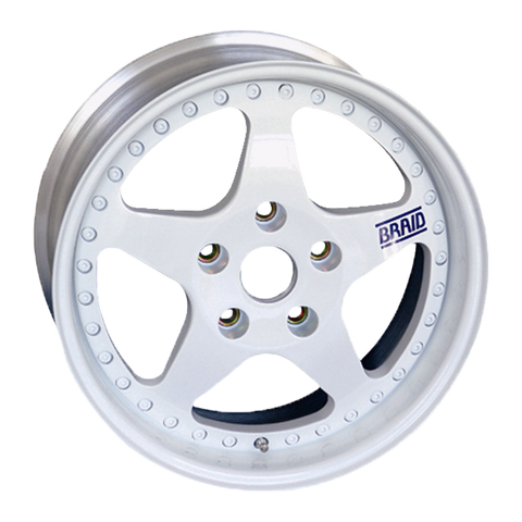 BRAID Serie 6 FR wheels are classic 3-piece wheels for track, rally, and street use, offering custom sizes, finishes, and offsets. Shop now at PMB Performance.