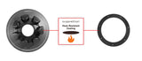 SilverRocket Dry Carbon R-HR AeroBrake Rotor