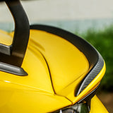SilverRocket Dry Carbon Rear Gurney Flap for Porsche Track Applications GT4 RS