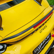 SilverRocket Dry Carbon Rear Gurney Flap for Porsche Track Applications GT4 RS