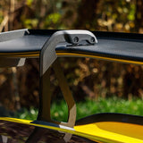 SilverRocket Dry Carbon 3-Inch Wing Risers for Porsche Track Applications GT4 RS