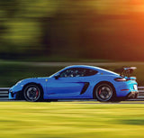 SilverRocket Dry Carbon 3-Inch Wing Risers for Porsche Track Applications GT4 RS