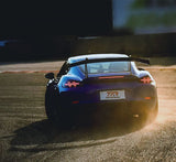 SilverRocket Dry Carbon 3-Inch Wing Risers for Porsche Track Applications GT4 RS