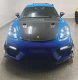 SilverRocket Dry Carbon Clubsport Dive Planes for Porsche Track Applications 981/718/991/992
