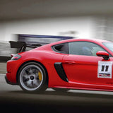 SilverRocket Flex-Carbon Swan Neck Wing for Porsche 718/981 GT4