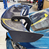 SilverRocket Flex-Carbon Swan Neck Wing for Porsche 718/981 GT4