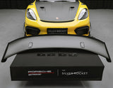 SilverRocket Flex-Carbon Swan Neck Wing for Porsche 718/981 GT4