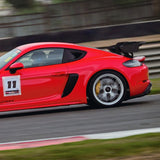 SilverRocket Flex-Carbon Swan Neck Wing for Porsche 718/981 GT4