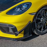 SilverRocket Dry Carbon Pro Dive Planes for Porsche Track Applications 718 GT4 RS