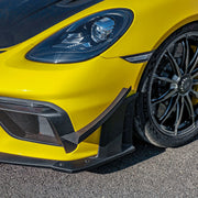 SilverRocket Dry Carbon Pro Dive Planes for Porsche Track Applications 718 GT4 RS