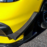 SilverRocket Dry Carbon Pro Dive Planes for Porsche Track Applications 718 GT4 RS