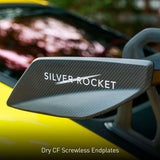 SilverRocket DRS-1 Flex Carbon Swan Neck Wing for Porsche 718 GT4 Track Fitment