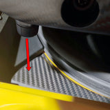 SilverRocket Dry Carbon Wing Support Plates for Porsche Track Applications GT4 RS