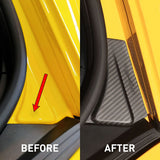 SilverRocket Dry Carbon Wing Support Plates for Porsche Track Applications GT4 RS