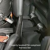 SilverRocket Dry Carbon Roll Bar for Porsche Track Applications 981/718 Cayman