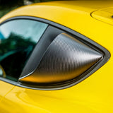 SilverRocket Dry Carbon High-Flow Intake Scoops for Porsche Track Applications 718 GT4