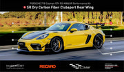 SilverRocket Flex-Carbon Swan Neck Wing for Porsche 718/981 GT4