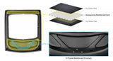 SilverRocket Dry Carbon Tailgate and Lightweight Glass for Porsche 981/718 Cayman