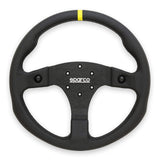 Competition Motorsport Sparco Competition R350B Steering Wheel – 350mm Suede Or Leather W/ Dual Push Buttons