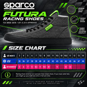 Competition Motorsport Sparco Futura Race Shoe FIA & SFI Approved
