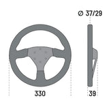 Competition Motorsport Sparco Competition R383 Steering Wheel – 330mm Suede Racing Wheel