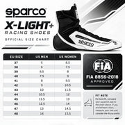 Sparco X-Light+ Racing Shoes