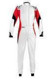 Competition Motorsport Sparco Competition Lady Women's Driver FIA Racing Suit black white red
