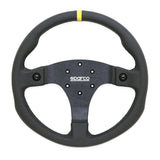 Competition Motorsport Sparco Competition R330B Steering Wheel – 330mm Suede Or Leather With Push Buttons