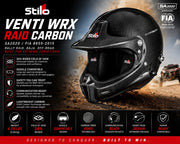 Stilo Venti WRX Raid Carbon, Racing Helmet, FIA 8859-2015/SA2020