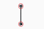 Porsche 914 front sway bar strut set, fits 914. Stock replacement, sold as set (2 bushings, 2 tubes). 2 sets/car. Shop now at PMB Performance.