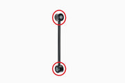 Porsche 914 front sway bar strut set, fits 914. Stock replacement, sold as set (2 bushings, 2 tubes). 2 sets/car. Shop now at PMB Performance.