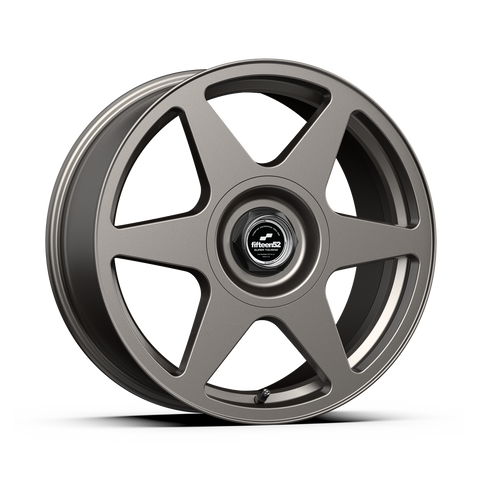Fifteen52 Tarmac EVO Magnesium Grey Wheel for Porsche Macan. Cast, lightweight, 6-spoke motorsport design. 18x8.5, 5x112. PMB Performance expertise. $280/ea.