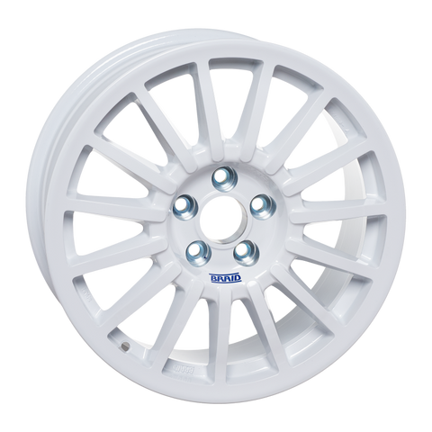 BRAID Winrace A16 wheels: lightweight, durable, custom-built for Tarmac Rally, Rallycross, and street use. Shop now at PMB Performance.